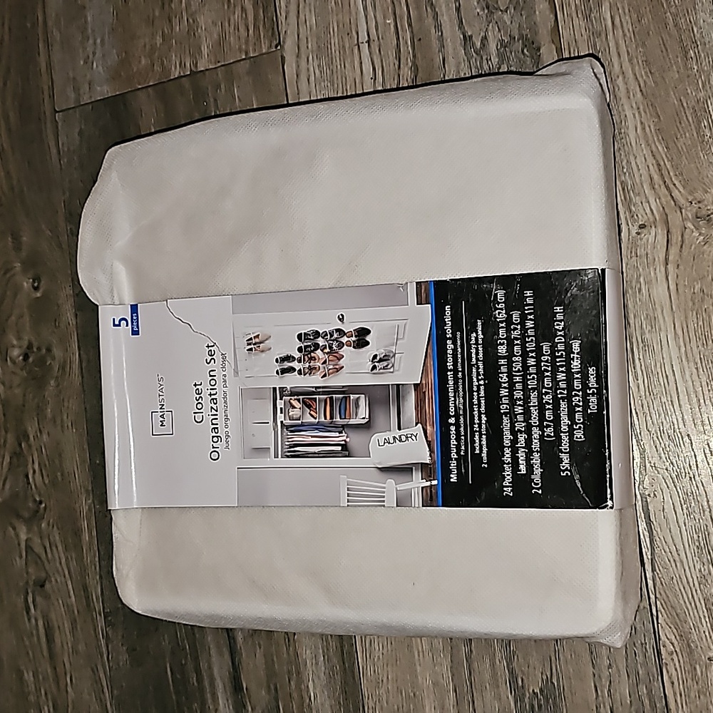 Main stay  closet organization set 5-pc hg01